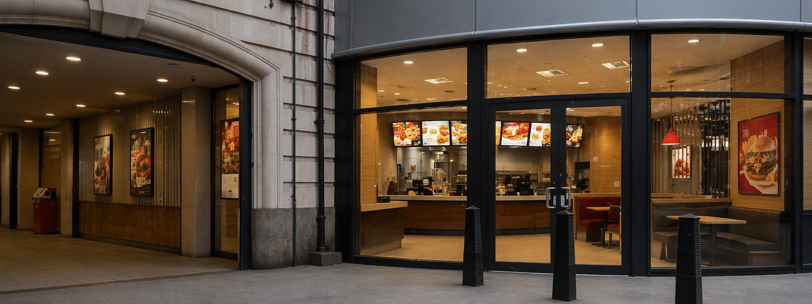 Image showcasing the potential fast food establishment at London Victoria
